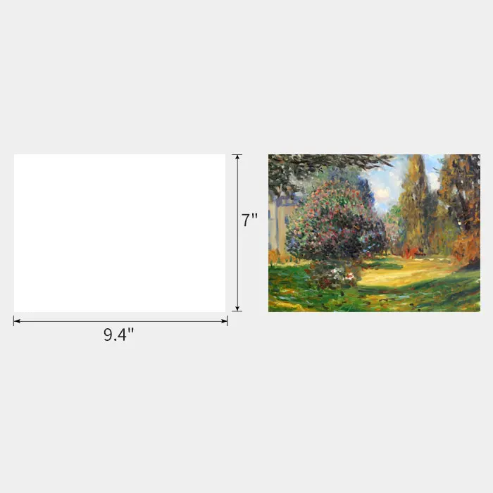 7x9.4 inch Linen Artist Blank Canvas Panel Board For Acrylic,Oil Painting