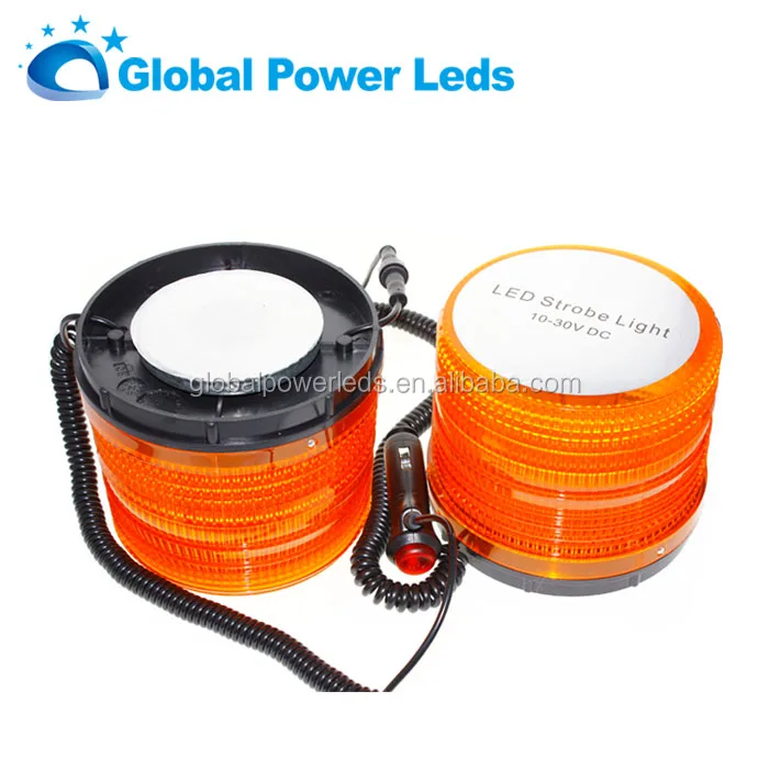 High Brightness Blue Yellow Red 18months Warranty 10-30v school bus safe 12v 24v Led rotate Warning Light double Beacon light