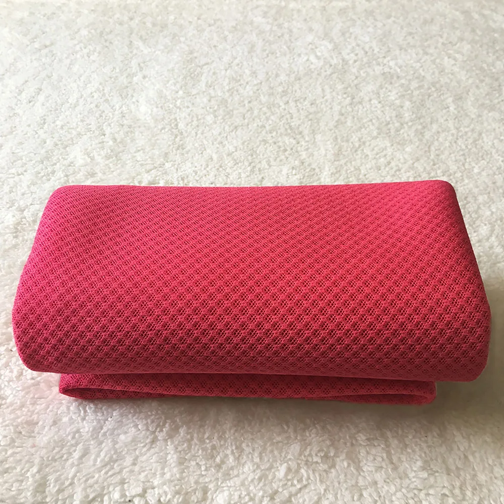 Hot sale breathable honeycomb  knitted fabric sandwich mesh fabric 3d knitted air mesh fabric with spacer for sport shoes