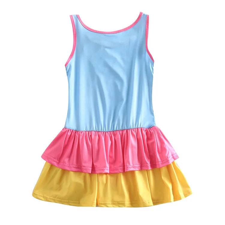 New arrival european girls swimwear Frozen printed kids swimwear