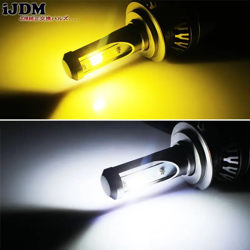 Headlight Bulbs Color Switchable HID White/Gold Yellow H8 H11 LED Car Headlights or Car Fog Lights Driving Light Bulbs DRL