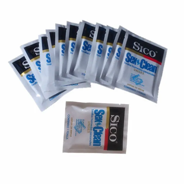 
Disposable Individual 10pcs Female Intimate Hygienic Cleaning Wet Wipes 