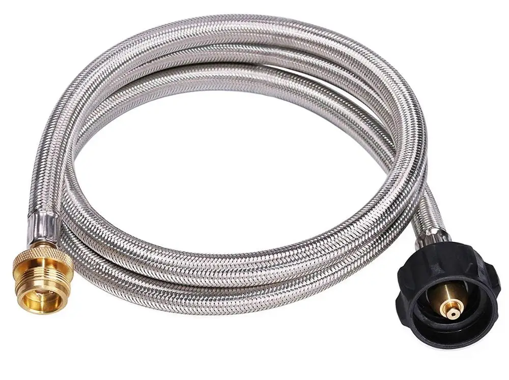 12 feet connects appliance to refillable propane cylinder adapter hose