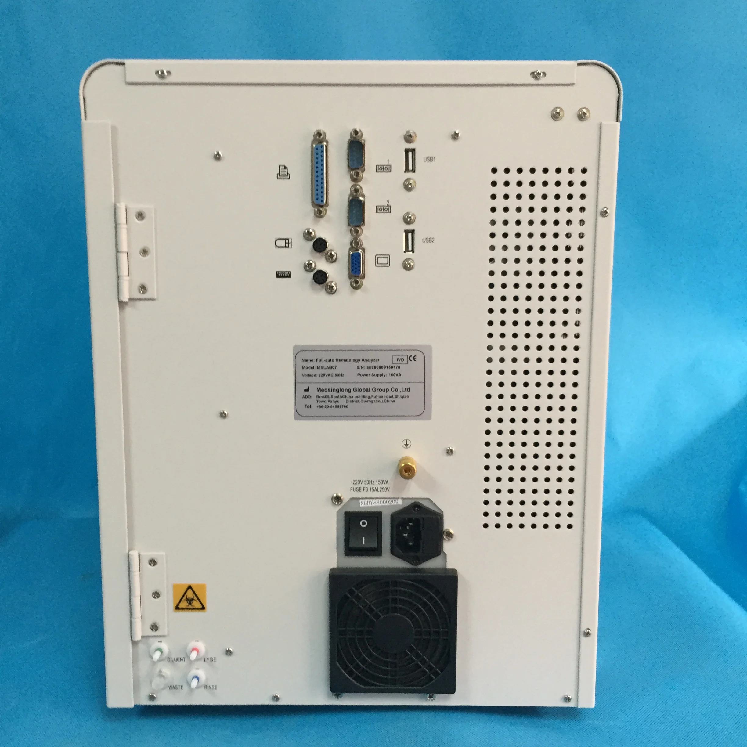 (MSLVA03)High capacity automatic veterinary hematology analyzer and blood analyzer