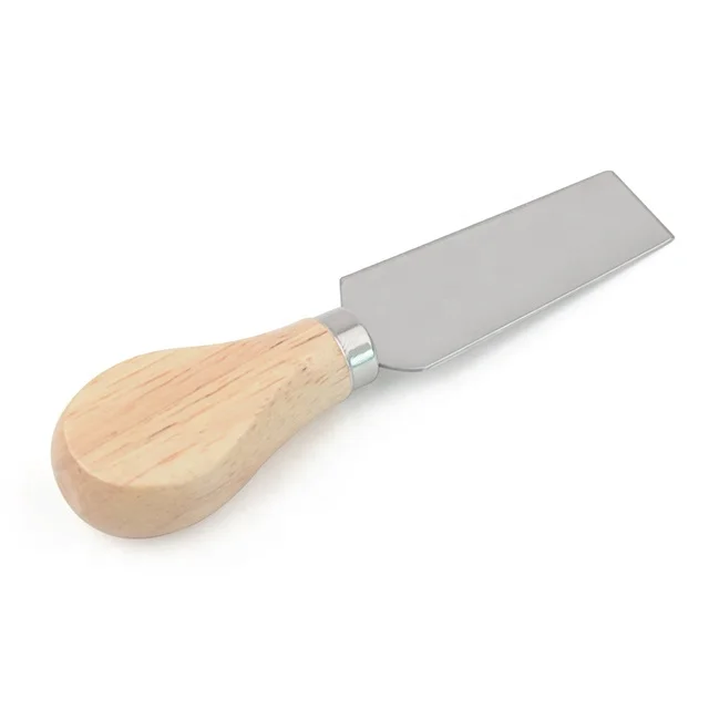 Three pieces of cheese suit cheese knife set cheese cut with oak handle