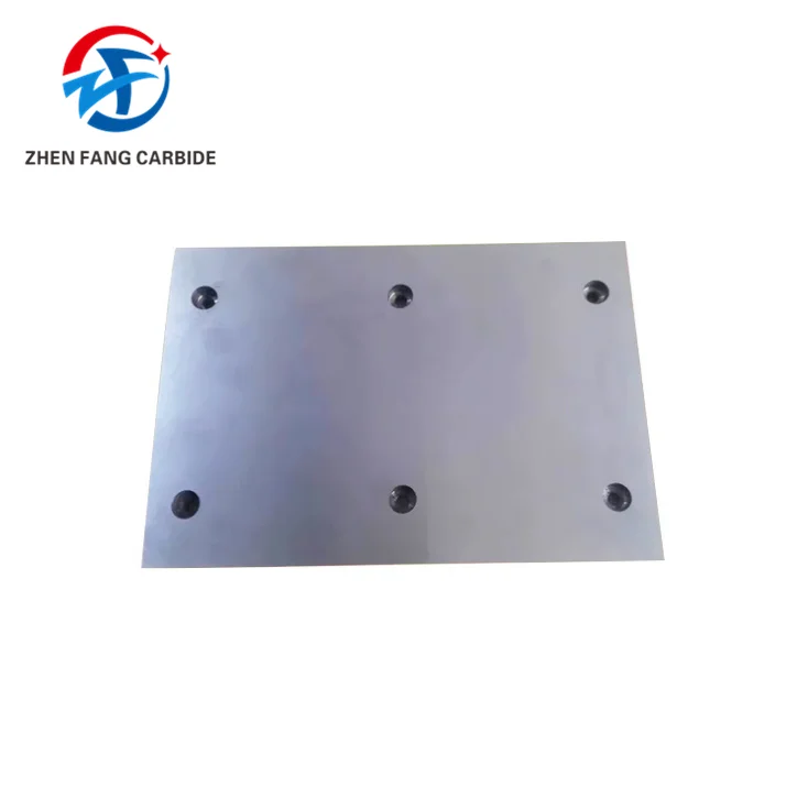 anti-Oxidant tungsten carbide plate for 3D curved glass molding machine