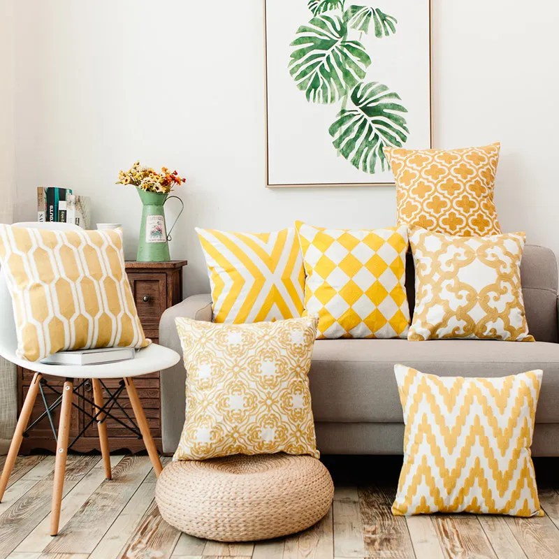 Wholesale Northern Europe Style Embroidery Cushion Covers