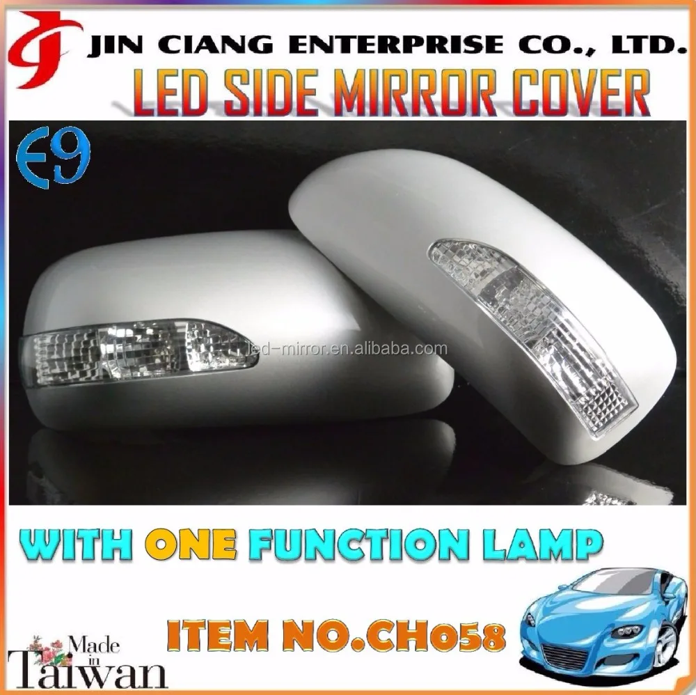 Special offer FOR WISH /PRIUS/REIZ /PASSO/DAIHATSU/SIRION 2003-2009 LED Car SIDE MIRROR COVER