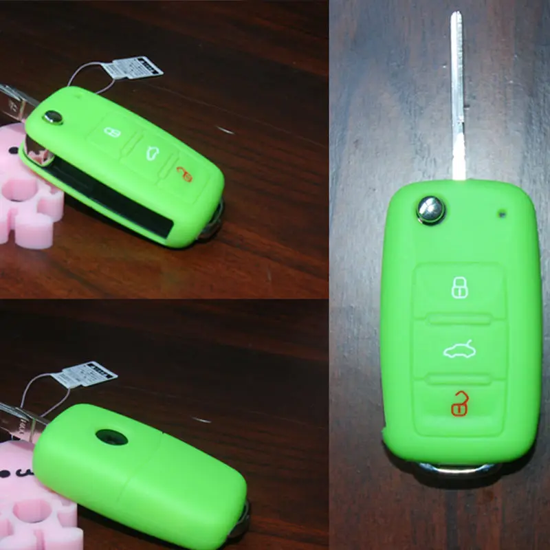 Танныя аптовая індывідуальны дызайн сіліконавыя ключы ад машыны ахоўная вечка