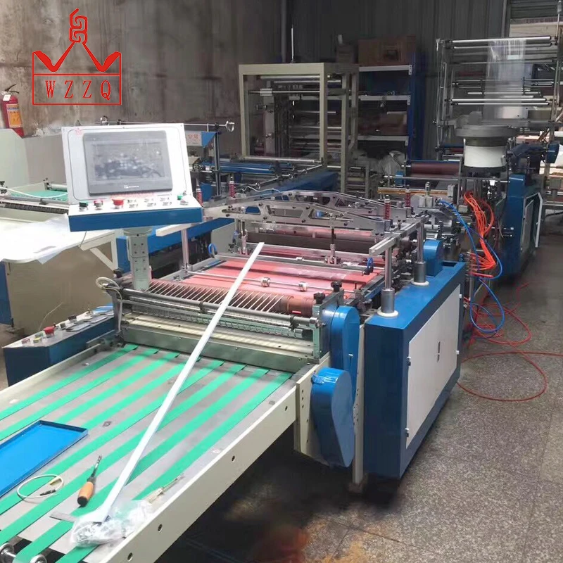 Hot selling and high quality plastic PP zipper bag making machine