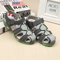 Summer Hollow Anti Slip Beach Boys Sandasl Car Styling Kids Boys Leather Sandals Children Footwear Sapato