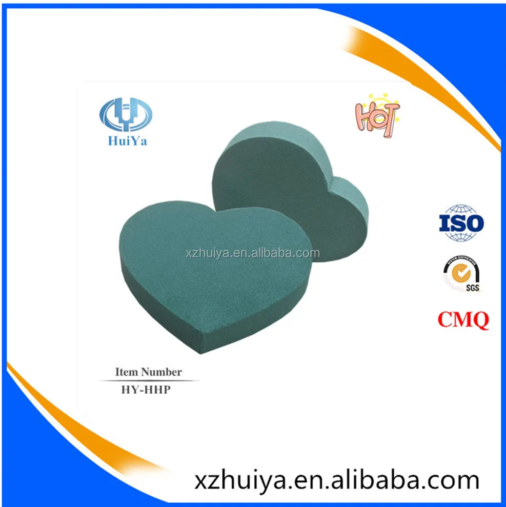 Artificial Rose Buds Foam Flower Heart Shaped Gift Box With Floral Foam