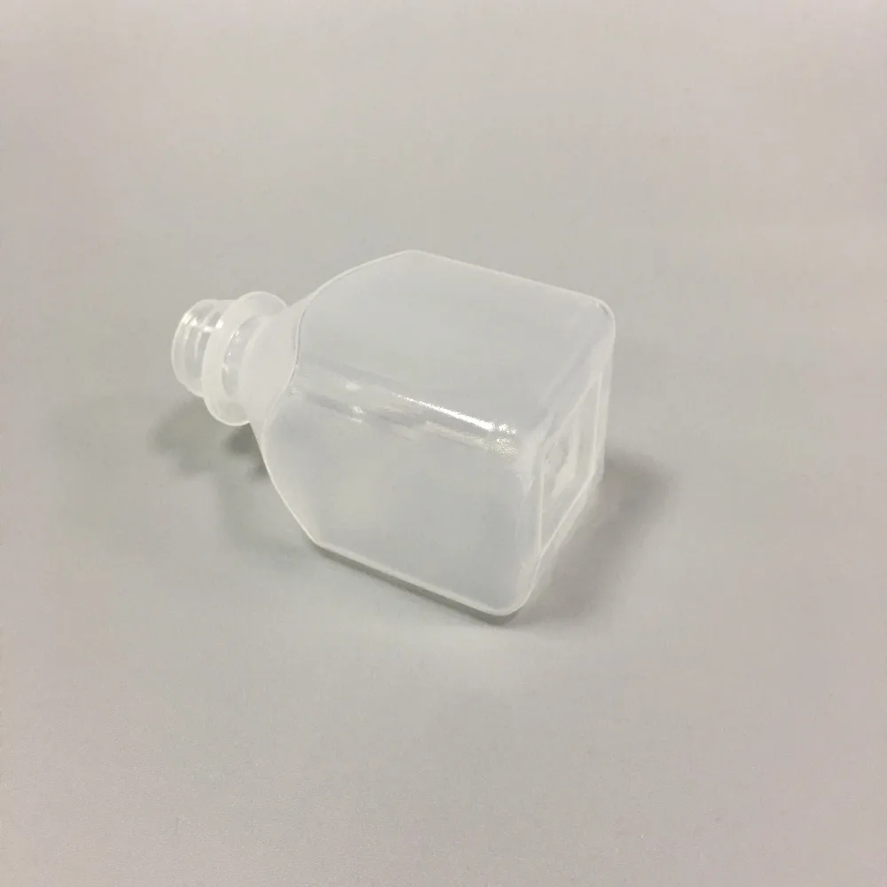 
100ml Natural Square PP Plastic Reagent Media Bottle 