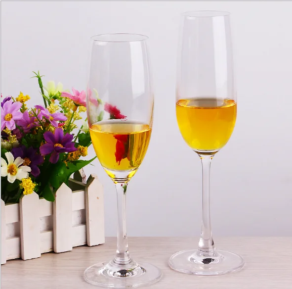 Cheap long-stem Wine Cup, Glass toasting Champagne flutes glasses , Crystal Champagne Flutes