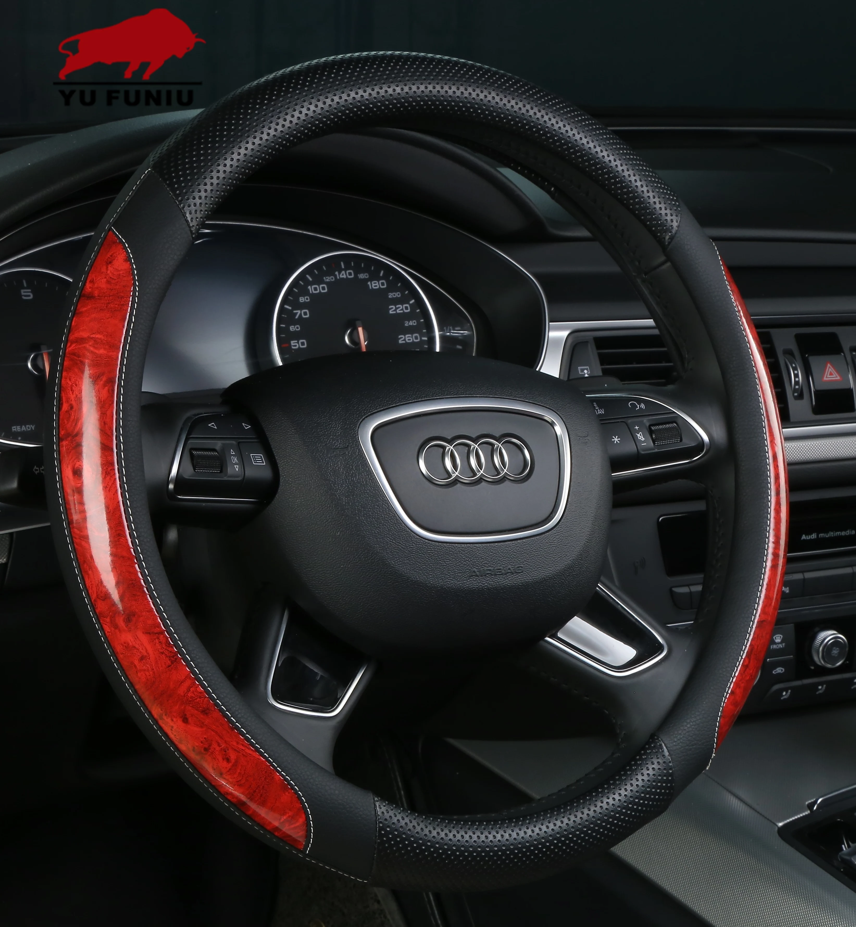 Чехол на руль автомобиля из ПВХ известного дизайна