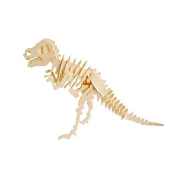 cheap fashion dinosaur 3d wood puzzles
