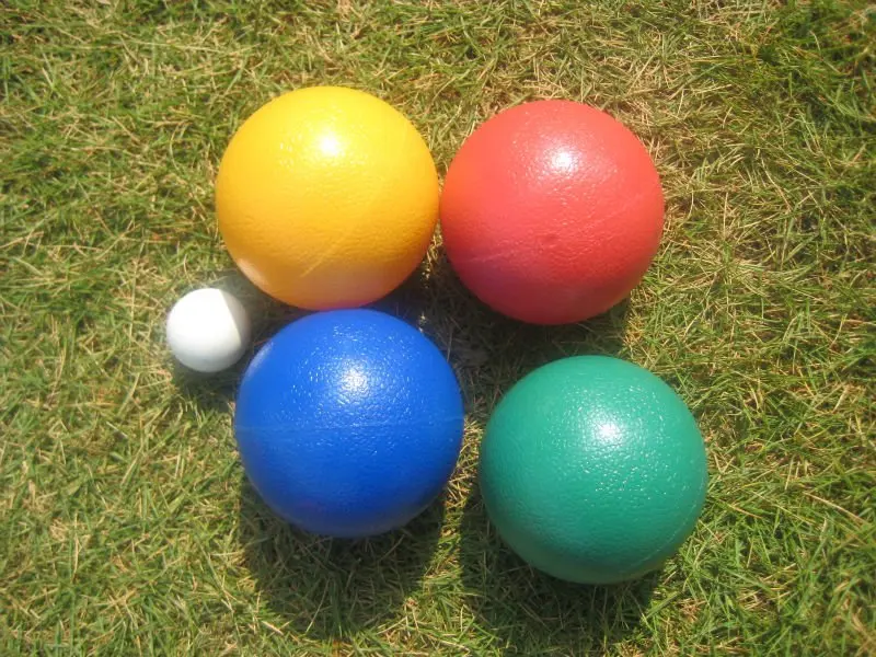 Wholesale 8 Balls 84Mm Plastic Bocce Ball Petanque Boules
