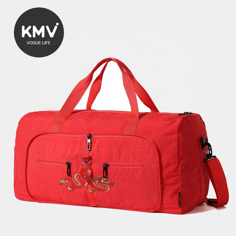 Anti-theft with Coded Lock Folding Nylon Bag Sling Bag Travelling Bags Luggage