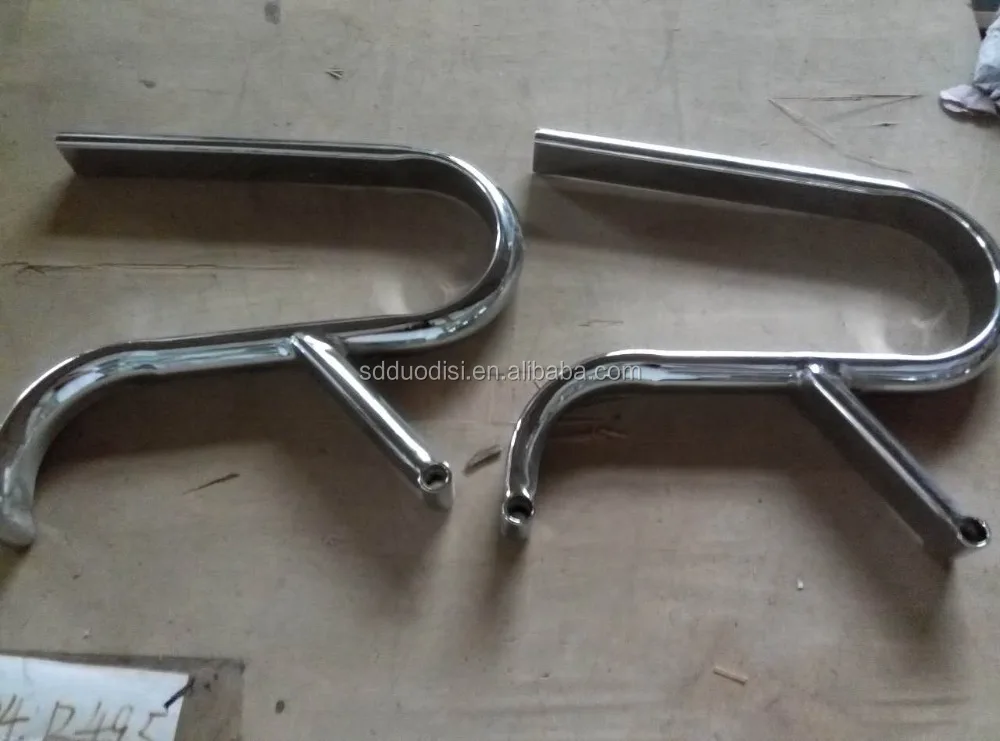 High quality chrome metal office chair armrest spare parts