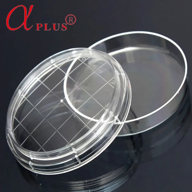 Лаборатории 90 мм ps одноразовые пластиковые стерильные чашки Петри