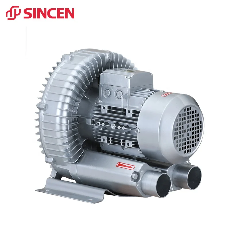 SINCEN Regenerative Blowers and ring blower and pneumatic aerator for aquaculture 20HP 15KW380v blower fan