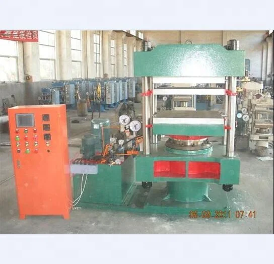 Fully automatic rubber vulcanizing hydraulic press / plastic moulding machine