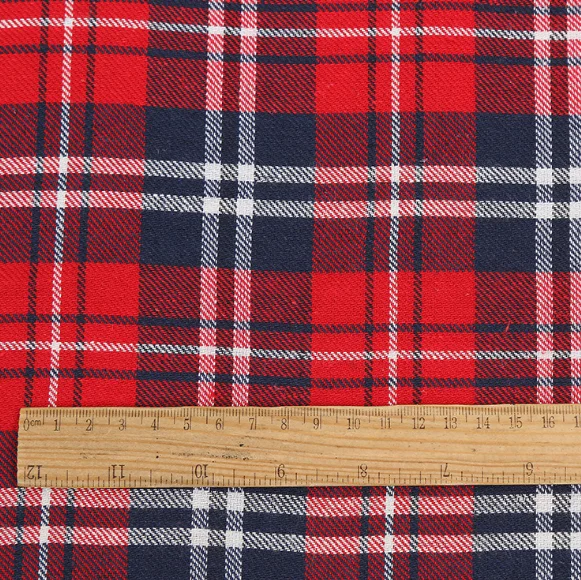 
good price roll microfiber tartan fabric plaid for skirt 