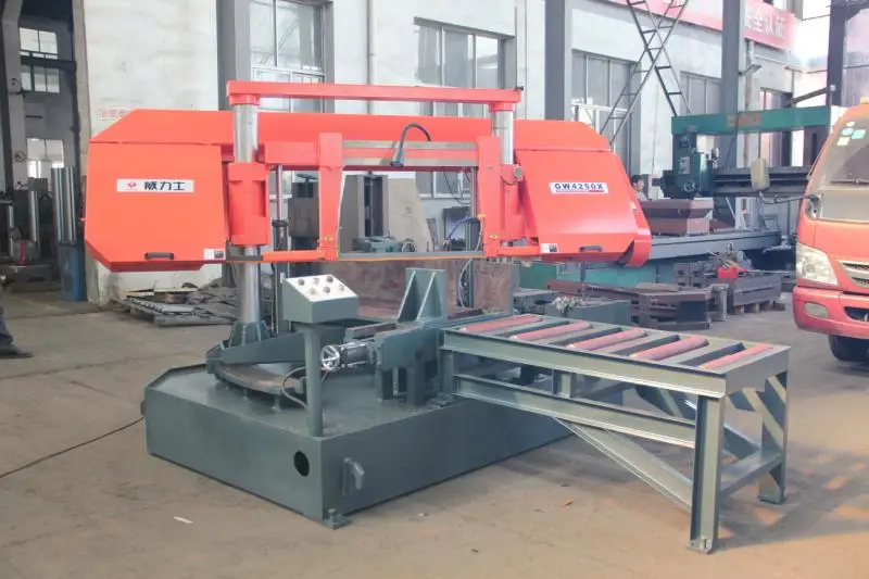 
Cutting Band Saw Agree Angle Metal GW4250X Double Column Horizontal 0-45 Manufacturing Plant,metal Cutting 500*500mm WEILISHI CE 