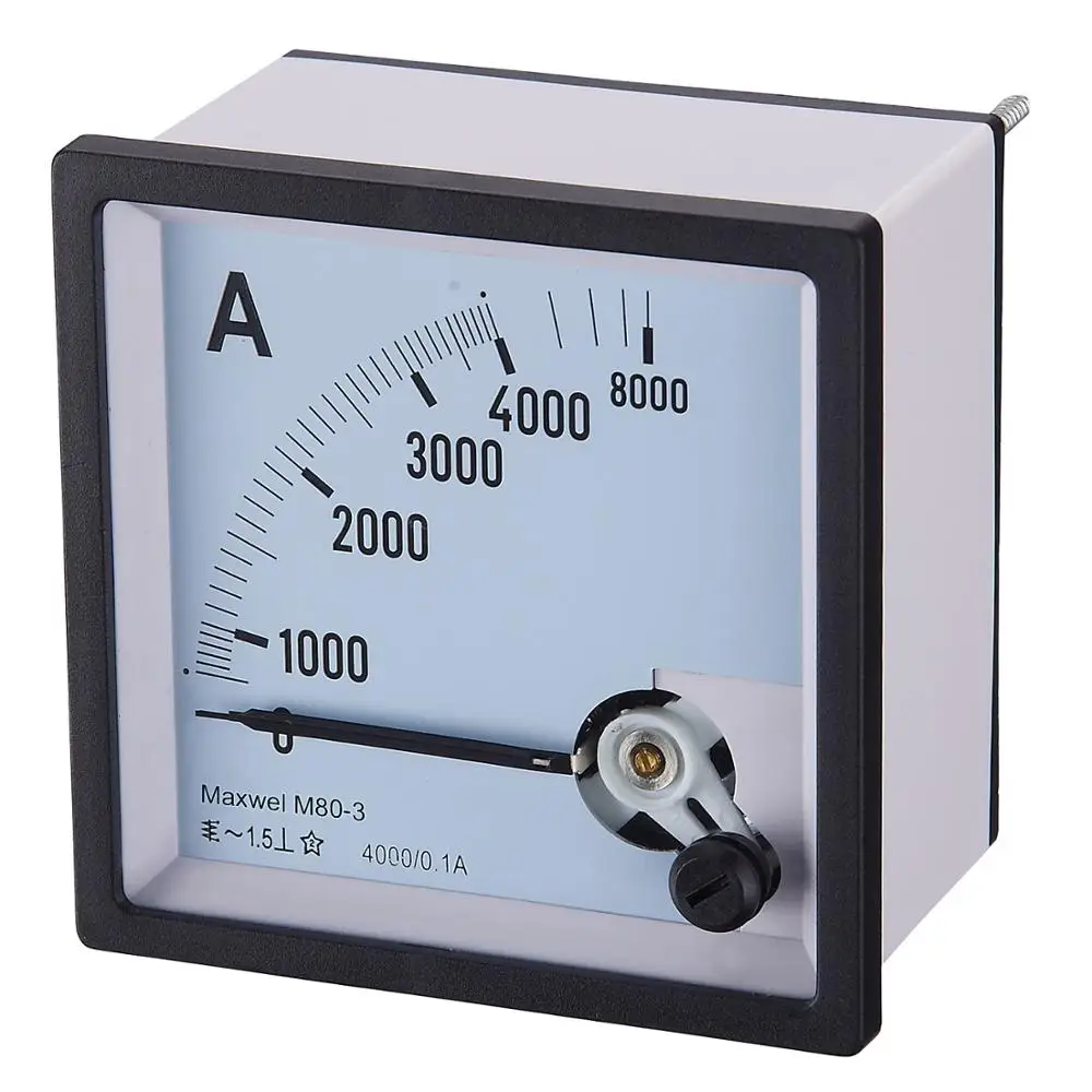 Changeover Switch analog voltmeter panel meter