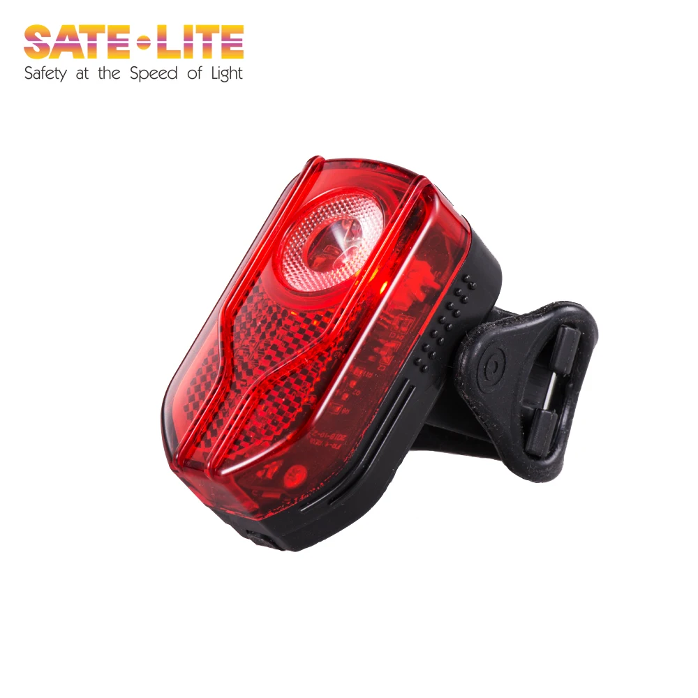 Factory direct Sate-lite USB rechargeable bike light  eletric bike rear  light CREE LED waterproof