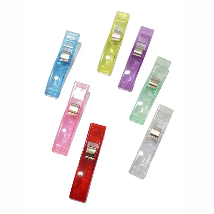 Sewing Craft Quilt Binding Plastic Clips Clamps Pack Storage Plastic Clip