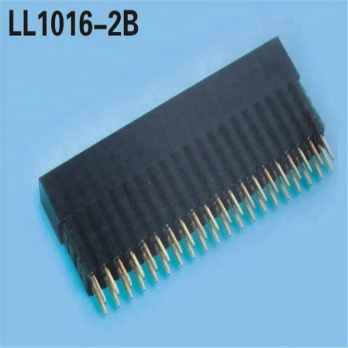 2.54mm pitch Elevated female header 2 3 4 5 6 7 8 10 12 14 16 20 30 40 50 60 70 80 pin CE ROHS LL1016-2B