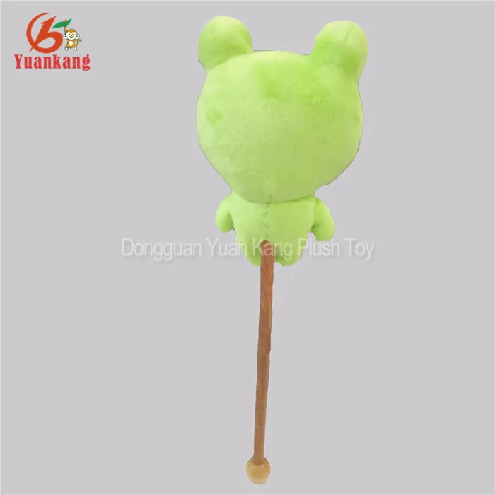Симпатичная плюшевая набивная Лягушка на день вальентина, игрушка-животное, плюшевый массажный молоток, плюшевая палочка для животных