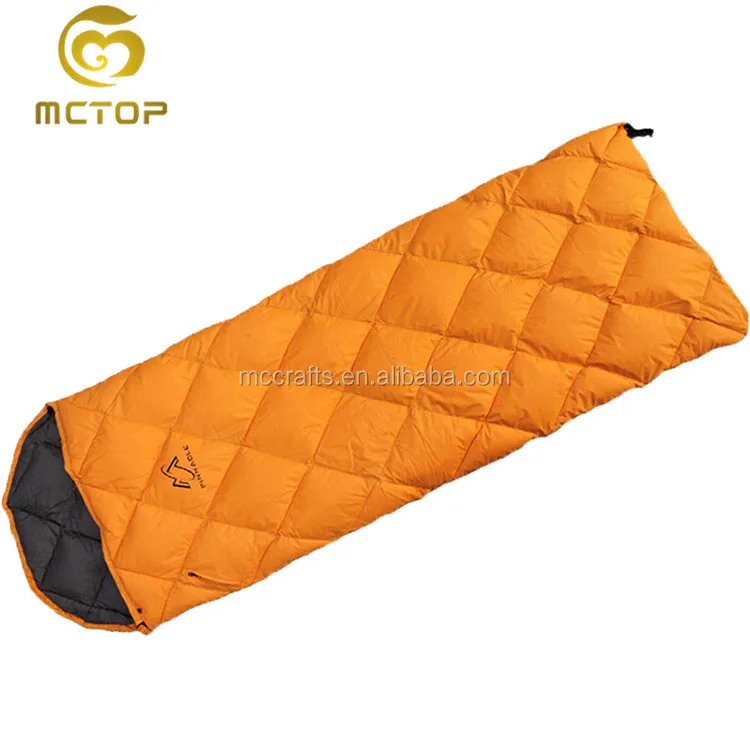 winter new production beautiful cotton ultralight goose down mummy  outdoor travel emergency camping sleeping bag