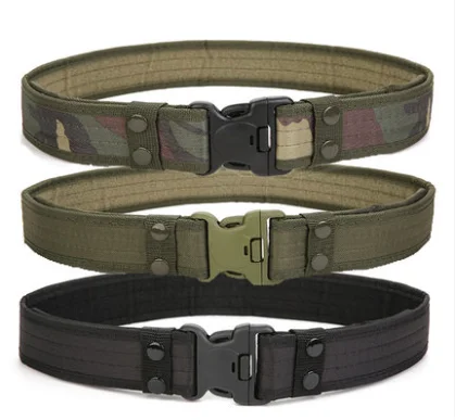 Tactical Belt, Large Size Military Nylon Web Belt, with Heavy Duty Quick Release Buckle