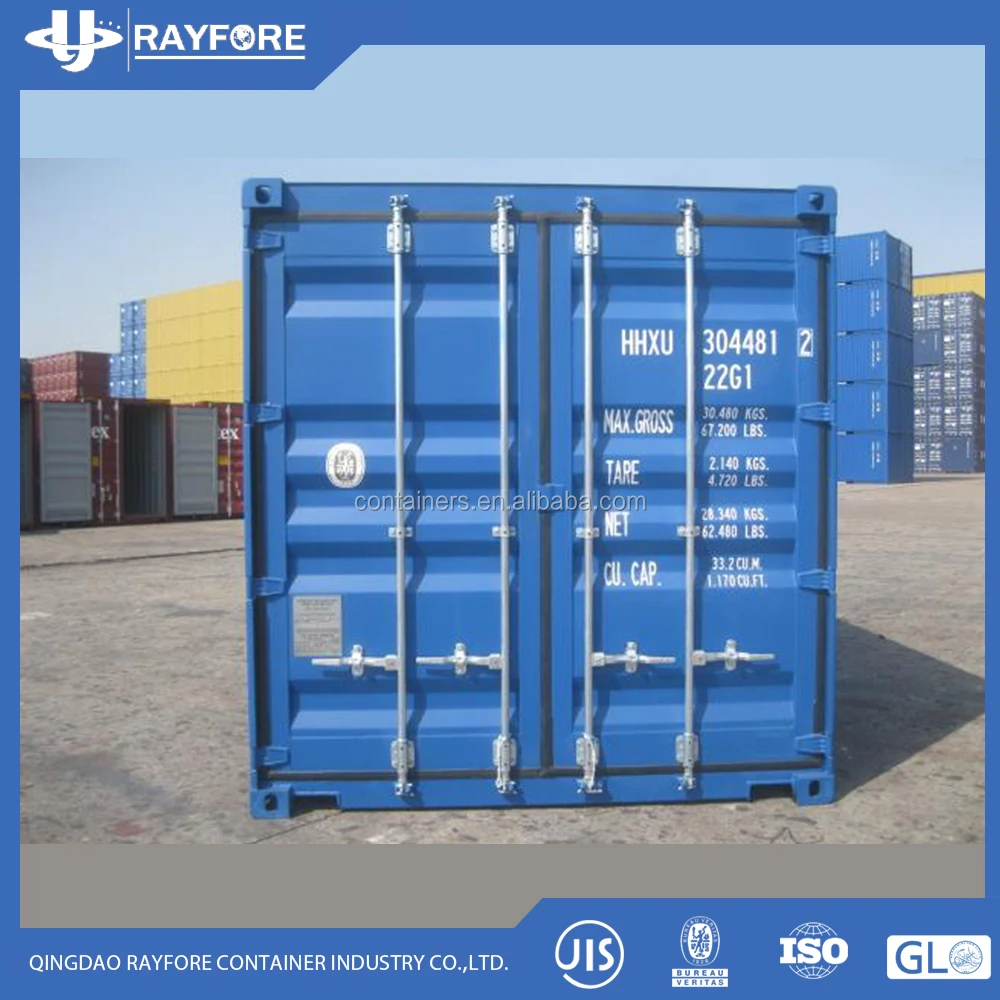 20ft sea cargo standard shipping container