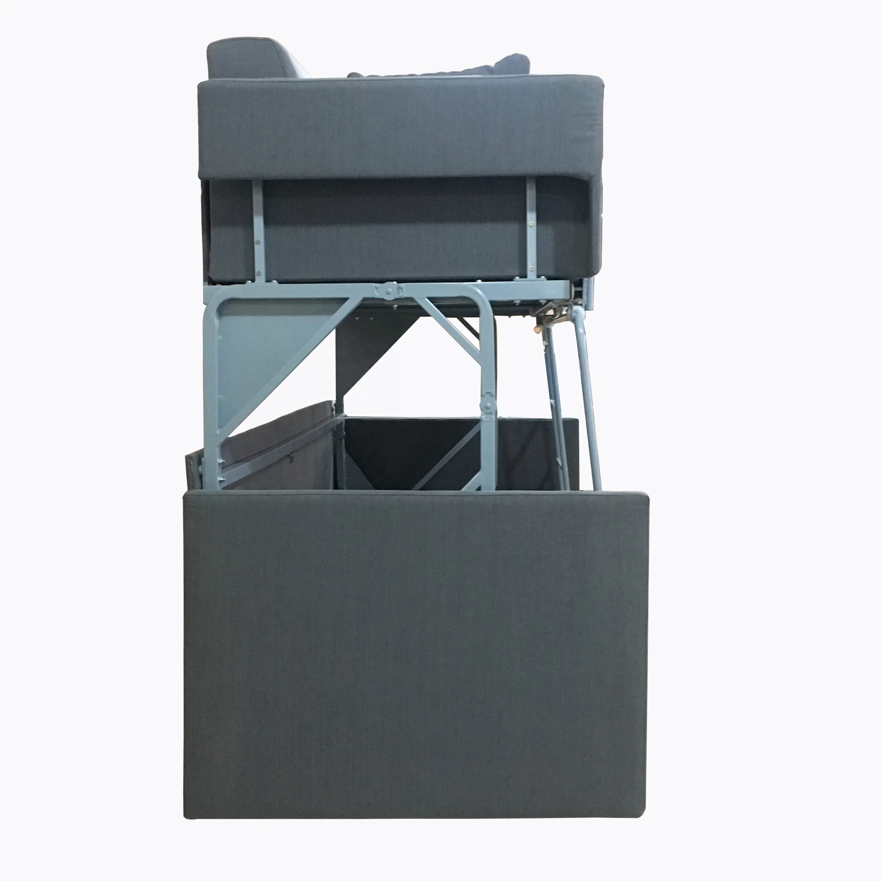 Home Space Saving Furniture Multi Function Cheap Price Folding Sofa Cum Bunk Bed