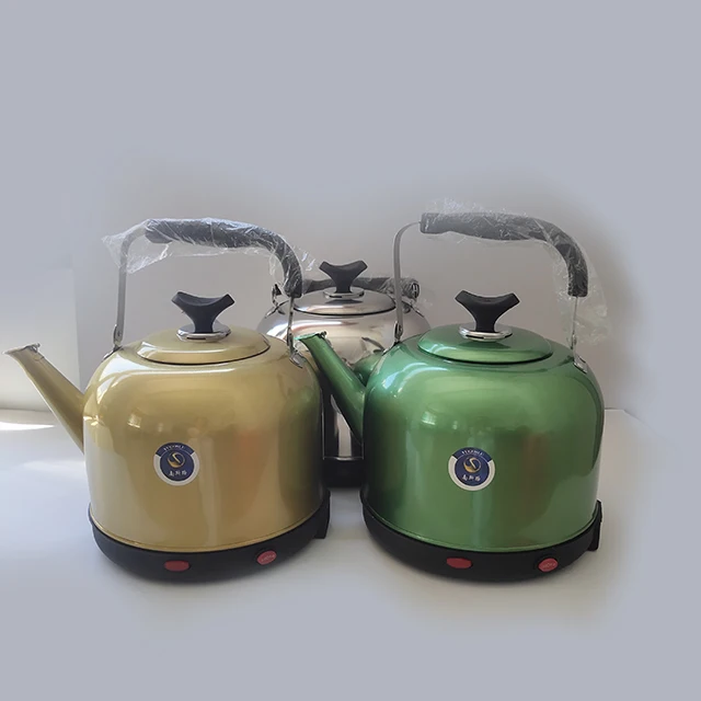 6L portable ss kettle  1500W  50HZ electric water boiler keep warm kettles hot water boiler for hotel