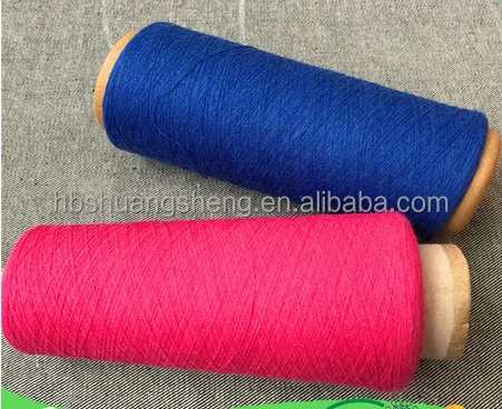 Leading manufacturer 14/1 sock yarn dyed cotton open end yarn