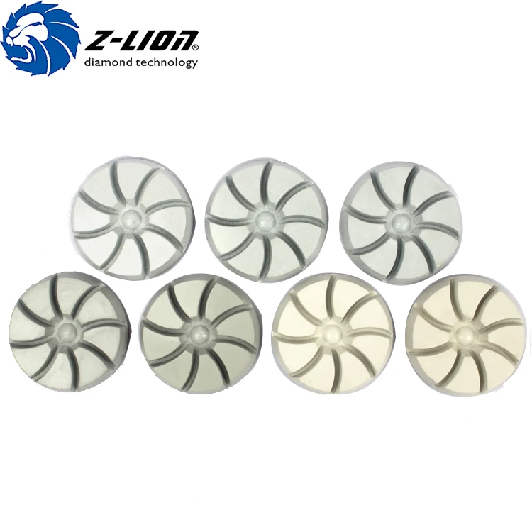 Z-LIon Dry Resin Floor Polishing Pads For Polishing Marble Granite and Concrete