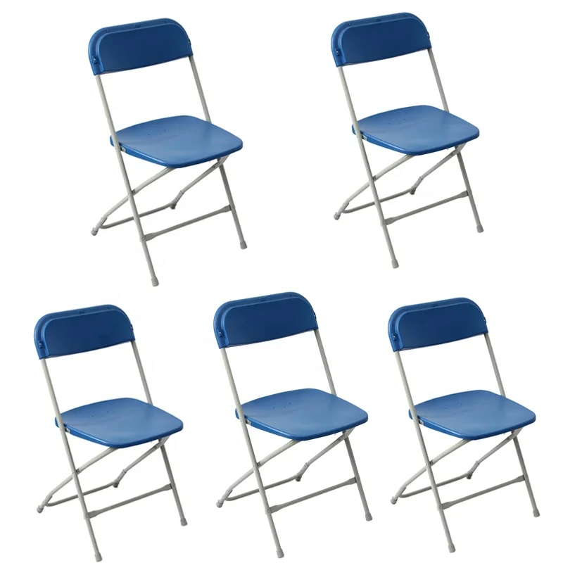 5-Pack Hot Sale Brown Plastic Folding Chair Outdoor Use Perfect for Any Indoor and Outdoor Events like Banquet Wedding Party
