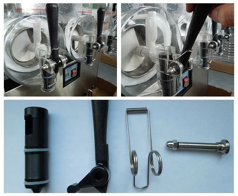 110V and 60Hz  slush puppie machine granita with One Bowls