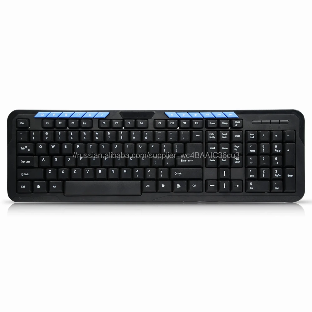 Дешевые BST-235 USB компьютера стандартной клавиатуры с игровые клавиши Teclado клавиатура