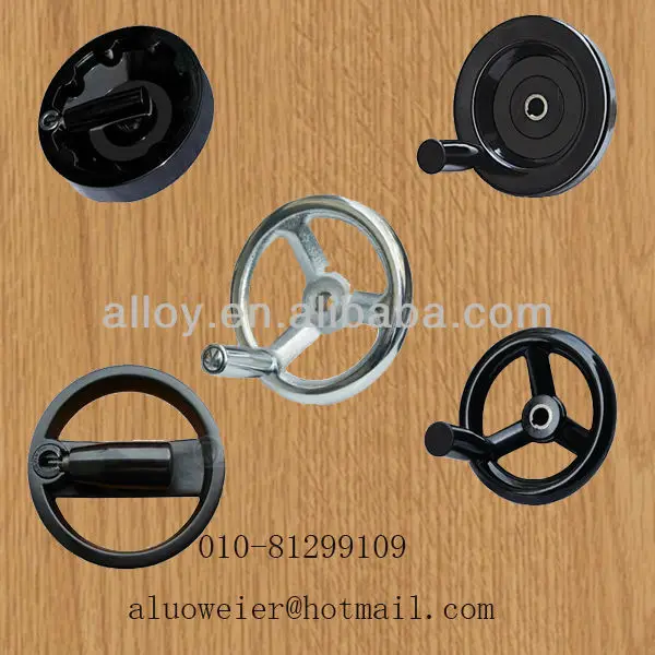 
Folding handle the handwheel 