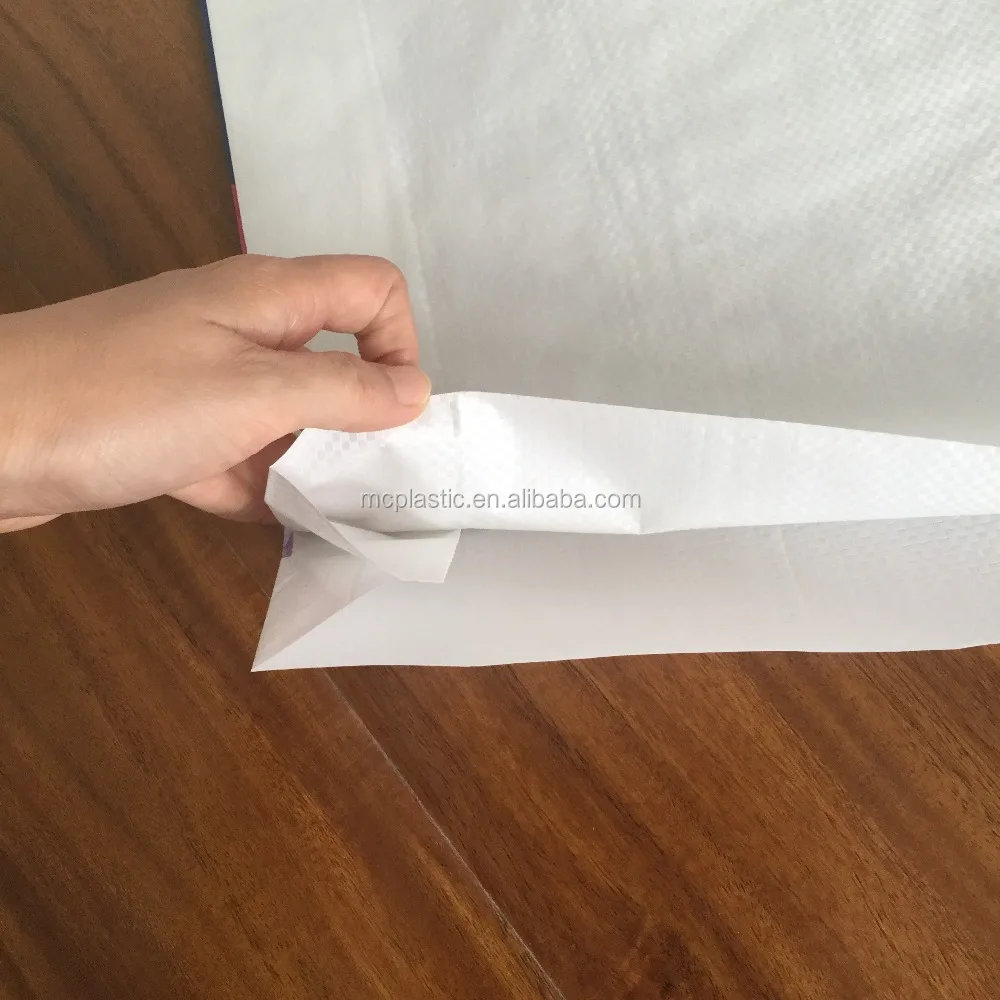 
printed pp woven bag packing building material 