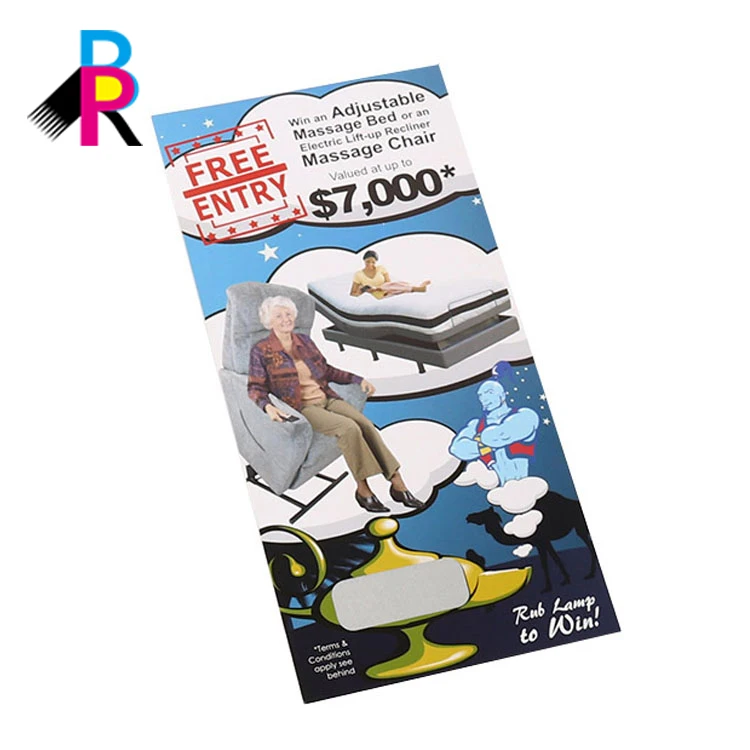 Брендовая индивидуальная Высококачественная бумажная печатная карта с царапинами скидка купон Спасибо карты