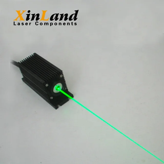 532nm Long Distance Green Laser DPSS Module 1W 2W Burning Laser