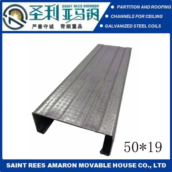 Hight Quality Light weight Ceiling Steel Keel &Furring Channel For False Ceiling