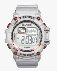 SANSE S-645B new colorful high quality waterproof digital transparent wrist watch factory price relojes South America