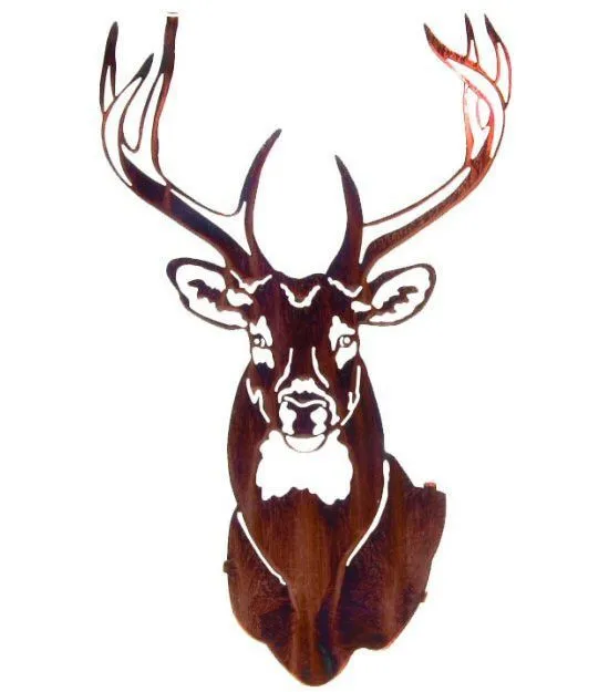 Modern Metal Animal Pet Art Sculptures Rusty Corten Silhouette Garden Art